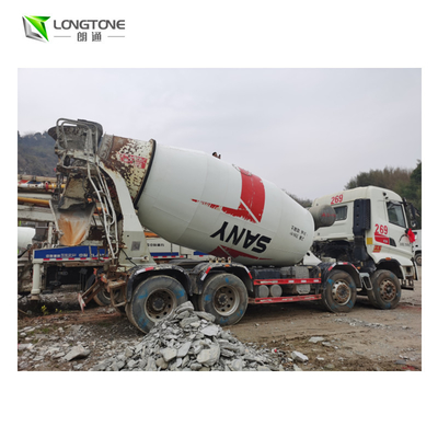 Buona condizione bianca usata idraulica automatica del camion del miscelatore