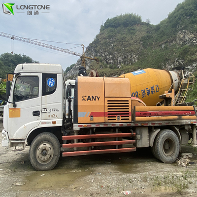 Il camion ha montato la linea concreta usata pompe, pompa per calcestruzzo di industriale 186Kw
