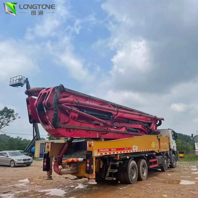 la pompa per calcestruzzo utilizzata 52m 38t del camion, rinnova la pompa per calcestruzzo montata