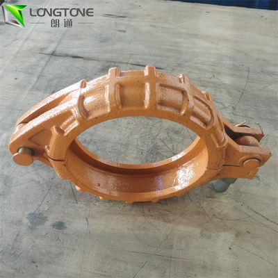 La rottura di verniciatura del metallo di Casted del morsetto della pompa per calcestruzzo di LONGTONE preme l'OEM d'acciaio 40Cr