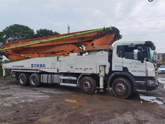 33T ha utilizzato la pompa per calcestruzzo del camion, camion ZLJ5293THB125-37 della pompa del cemento dei 37 tester