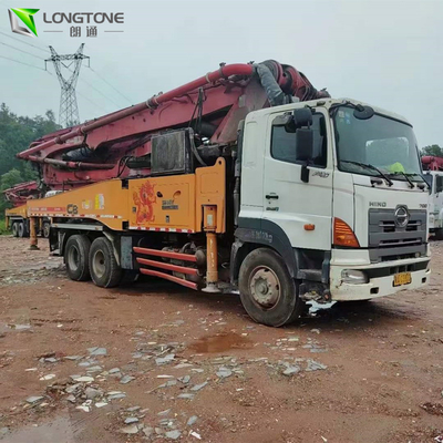 Pompa per calcestruzzo utilizzata colore su ordinazione del camion, pompa per calcestruzzo di Putzmeister 42m della valvola di S