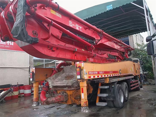Pompa per calcestruzzo utilizzata colore su ordinazione del camion, pompa per calcestruzzo di Putzmeister 42m della valvola di S