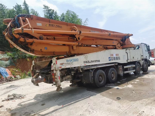 Pompa dell'asta di Putzmeister utilizzata costruzione della pompa per calcestruzzo del camion con telecomando