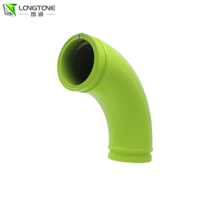 Gomito saldato della parete del gemello della curvatura di tubo della pompa per calcestruzzo 4.5mm Thikness