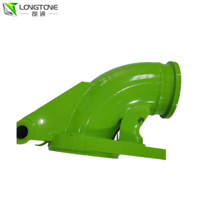 Gomito verde dello sbocco delle parti della betoniera per la pompa per calcestruzzo dell'asta di Zoomlion
