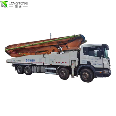 Camion concreto di pompaggio utilizzato 56m della pompa dell'asta del cellulare del camion del cemento