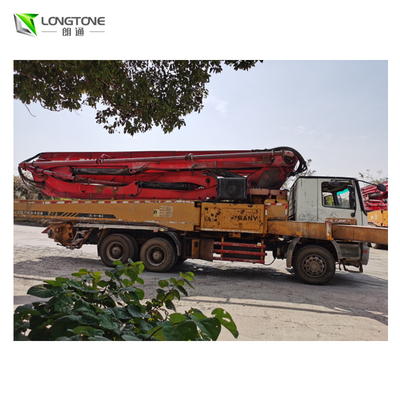 Camion 46meter 52m della pompa di BENZ Chassis Second Hand Concrete 60m