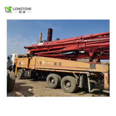 Camion utilizzato della pompa per calcestruzzo di Putzmeister lunghezza della pompa da 37/42/52 di m.