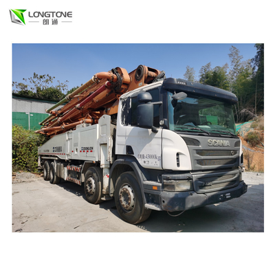 Simulatore 63m 63X-6RZ del camion della pompa per calcestruzzo della seconda mano