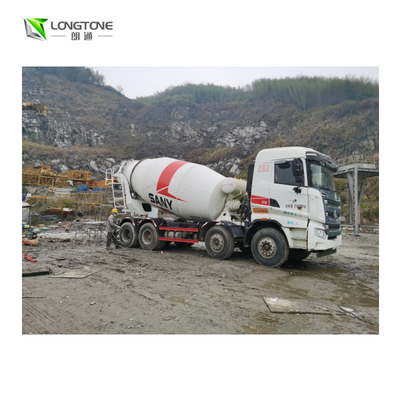 Seconda mano betoniera dell'asse del gemello da 350 KWH con il camion del miscelatore utilizzato pompa