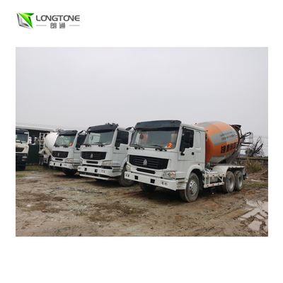 Seconda mano betoniera dell'asse del gemello da 350 KWH con il camion del miscelatore utilizzato pompa