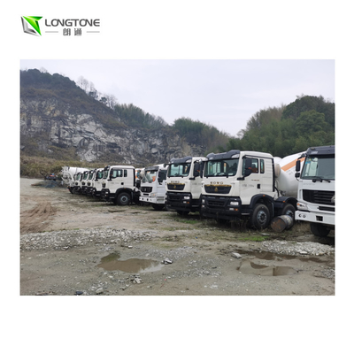 Seconda mano betoniera dell'asse del gemello da 350 KWH con il camion del miscelatore utilizzato pompa