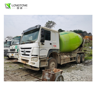 Buona condizione bianca usata idraulica automatica del camion del miscelatore