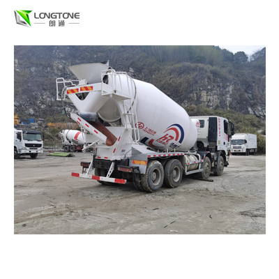 Buona condizione bianca usata idraulica automatica del camion del miscelatore