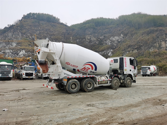 camion gemellato bianco della betoniera dell'asse del ³ 10m per l'industriale