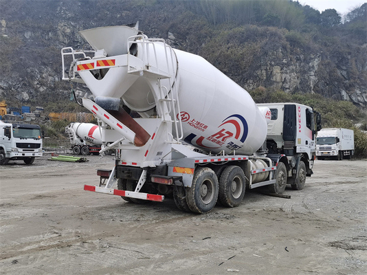camion gemellato bianco della betoniera dell'asse del ³ 10m per l'industriale