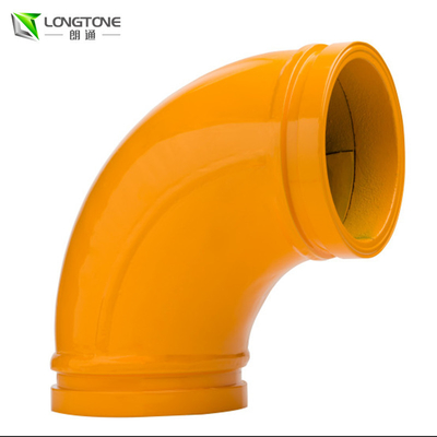 Il tubo concreto di DN125 DN150 sgomita i riduttori pesa il colore giallo bianco rosso