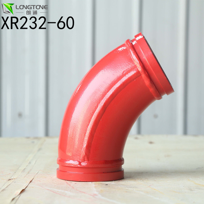 Il tubo concreto di DN125 DN150 sgomita i riduttori pesa il colore giallo bianco rosso
